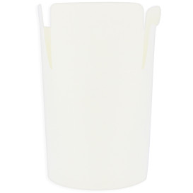 Embalagem Fechado Takeaway 100% ECO Branco 16Oz/480ml (500 Uds)