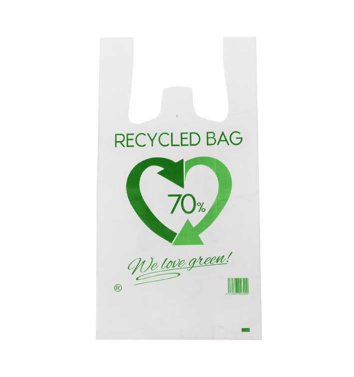 Saco Plastico 70% Reciclado 30x40cm 50µm (1500 Uds)