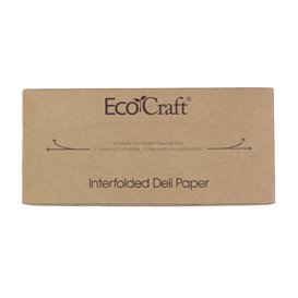 Papel Envolvente Antigordura Kraft em Dispensador 30,5x27cm (6.000 Uds)