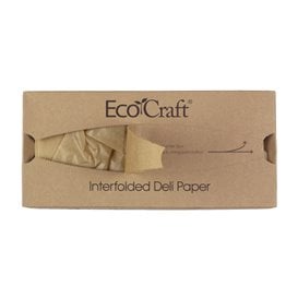 Papel Envolvente Antigordura Kraft em Dispensador 30,5x27cm (500 Uds)