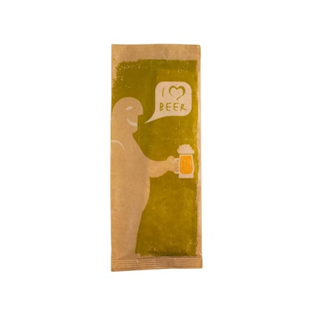 Envelopes de Talheres com Guardanapo "I Love Beer" (125 Uds)