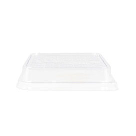 Tampa PLA para Embalagem Cana-de-açúcar 18,5x18,5cm (300 Uds)