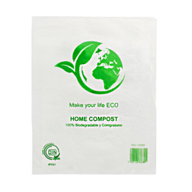 Saco Plastico Mercado Block 100% Home Compost 23x33cm (100 Uds)