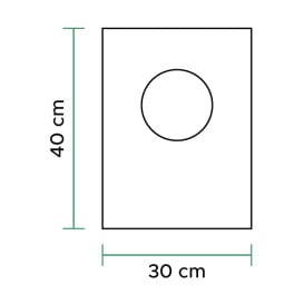 Saco Plastico Mercado Block 100% Biodegradável 30x40cm (2.000 Uds)