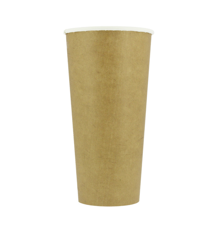 Copo de Cartão ECO 22 Oz/660ml Kraft Ø9cm (50 Uds)