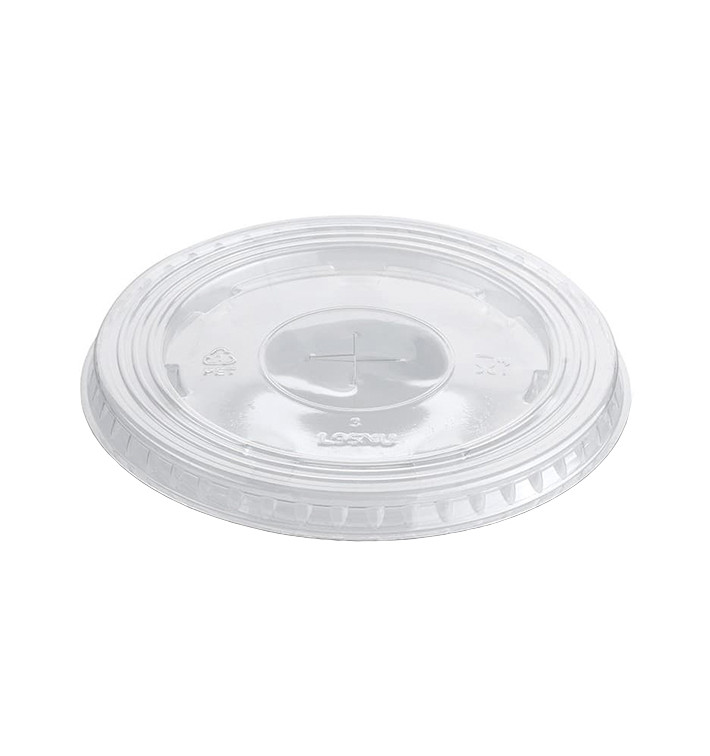 Tampa Cruz PET Transparent  Ø9,4cm (100 Uds)