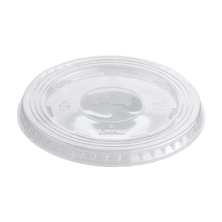 Tampa Cruz PET Transparent  Ø9,4cm (100 Uds)