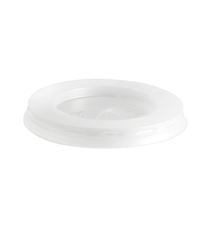 Tampa de Plastico PS para Copos 166, 200 y 230ml Ø7,0cm (1500 Unidades)