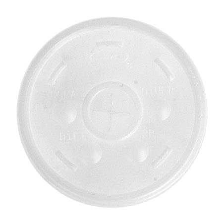 Tampa com Cruz para Copo Foam Ø8,9cm (100 Uds)