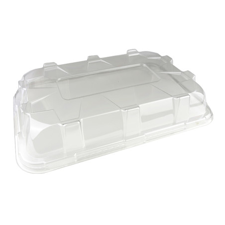 Tampa Plastico Trasp. Bandeja 55x37x8cm (50 Uds)