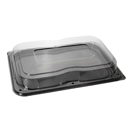 Bandeja Plastico Tapa Preto 46x30cm (25 Uds)