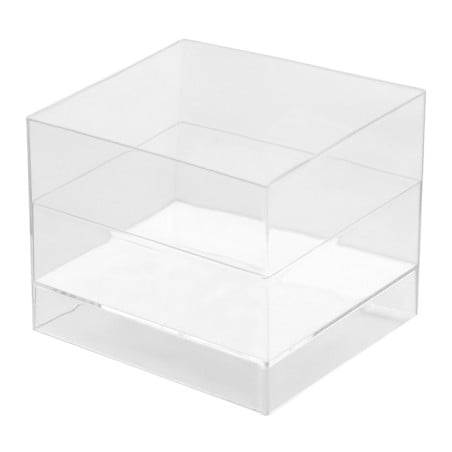 Tigela Degustação Reutilizável PS Cube Transparente 60ml 4,7x4,7cm (240 Uds)