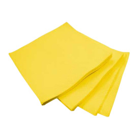 Guardanapos Papel Microdot Amarelo 20x20cm (2400 Uds)