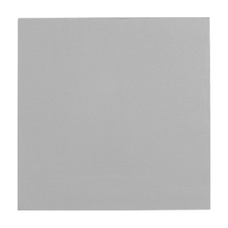 Guardanapos Papel Ponta Ponta Cinza 25x25cm (50 Uds)