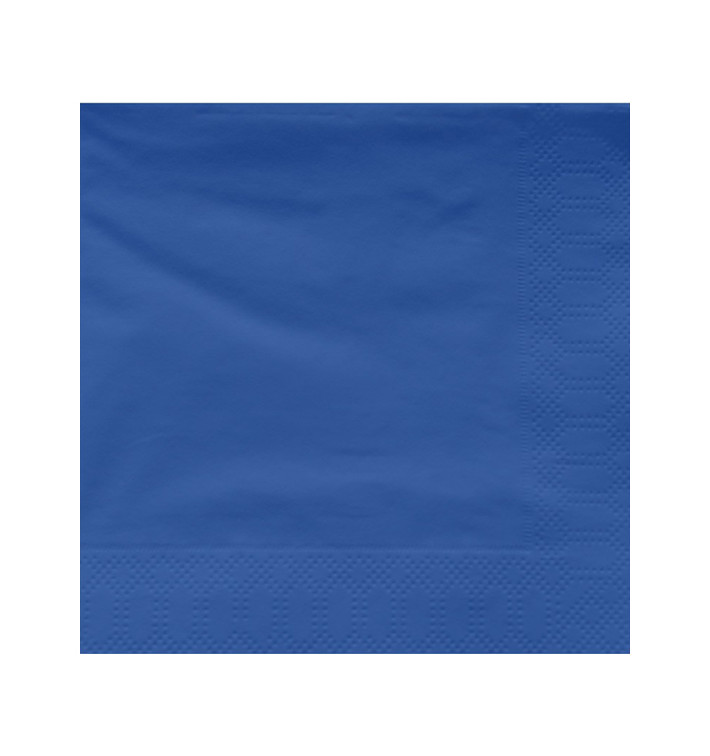 Guardanapos Papel Fl Dupla Azul 30x30cm (4500 Uds)