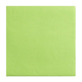 Guardanapos Papel Pistache 2F Ponta-Ponta 33x33cm (50 Uds)