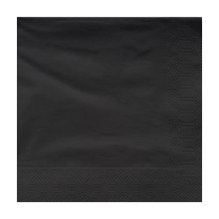 Guardanapos Papel Fl Dupla Preto 40x40cm (1.200 Uds)