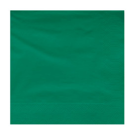 Guardanapos Papel Fl Dupla Verde 40x40cm (50 Uds)