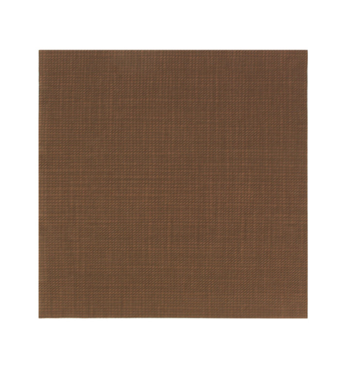 Guardanapos Papel 40x40cm "Entre Linhas" Marron (1000 Uds)