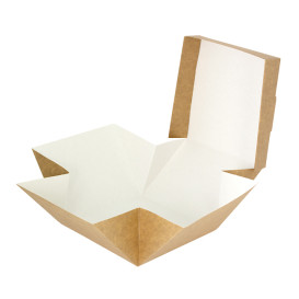 Caixa Hambúrguer Gourmet Kraft 13x13x10cm (25 Uds)