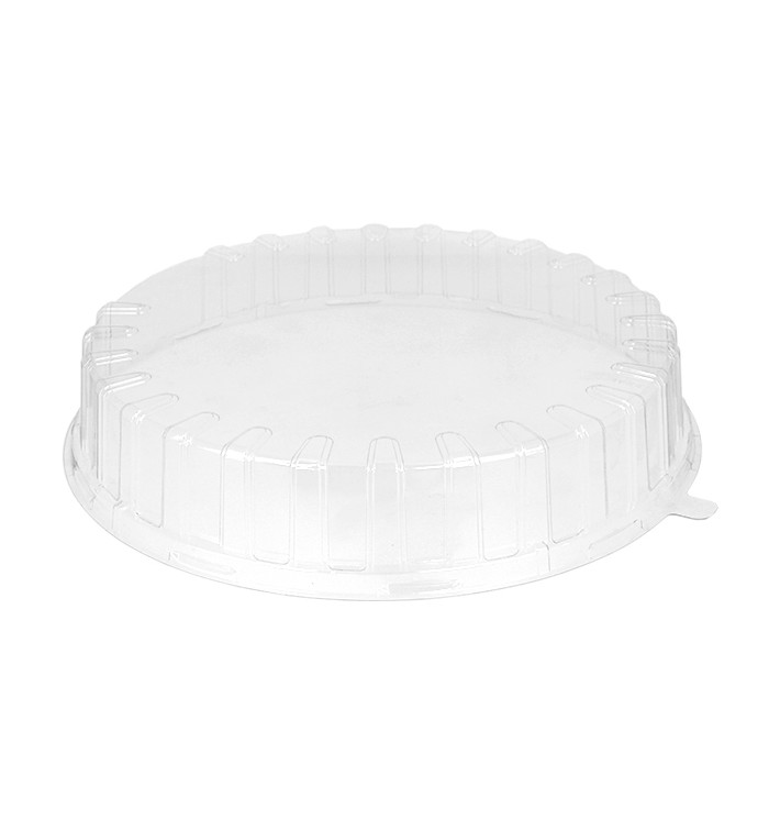 Tampa para Embalagem Bolo e Torta APET Ø31x6cm (15 Uds)