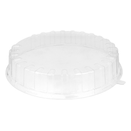 Tampa para Embalagem Bolo e Torta APET Ø31x6cm (90 Uds)