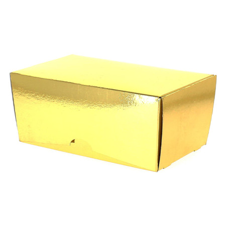 Caixa Bombons e Doces Ouro 13x7x5cm 250g (600 Uds)