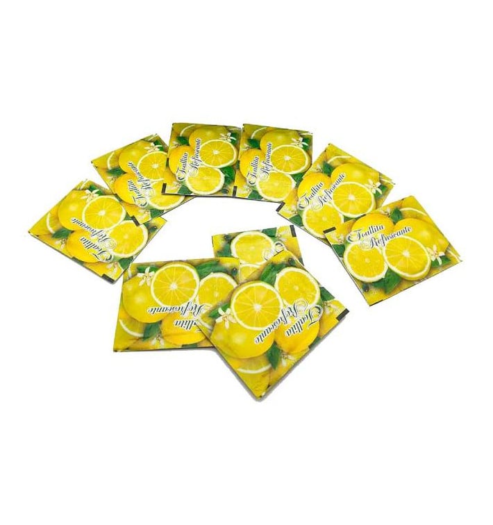 Toalhetes refrescantes de limão Motivo "Limões" (100 Uds)