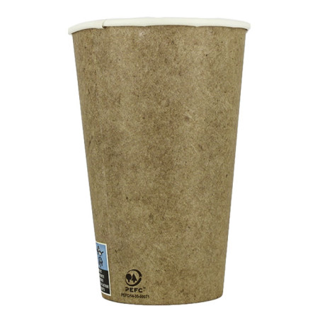 Copo de Cartão 12Oz/360ml Kraft Ø8,0cm (55 Uds)