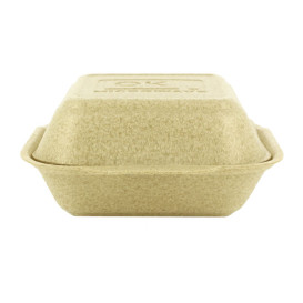 Embalagem Hamburguer XPP Creme 15x15x7cm (500 Uds)