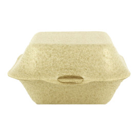 Embalagem Hamburguer XPP Creme 13,5x13,5x7cm (100 Uds)