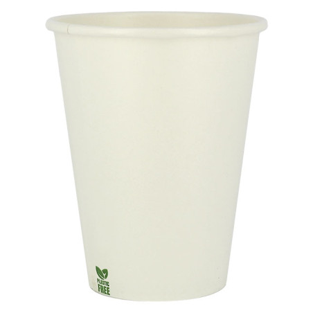 Copo de Cartão Plastic Free 14 Oz/420ml Branco Ø9,0cm (1.000 Uds)