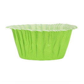 Cápsula Cupcake Verdes 4,9x3,8x7,5cm (500 Unidades)