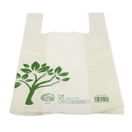 Saco com Alça Home Compost “Be Eco!” 35x45cm (100 Uds)