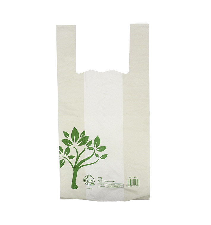 Saco com Alça Home Compost “Be Eco!” 35x45cm (100 Uds)