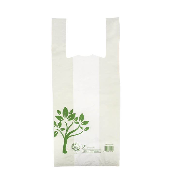 Saco com Alça Home Compost “Be Eco!” 35x50cm (1.000 Uds)