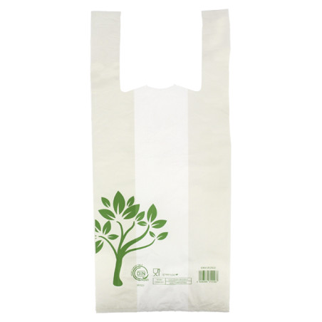 Saco com Alça Home Compost “Be Eco!” 35x50cm 17,5µm (1.000 Uds)