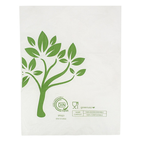Saco de Mercado Home Compost “Be Eco!” 23x30,5cm 12µm (100 Uds)