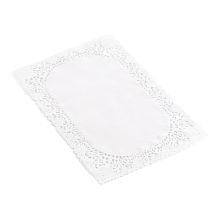 Naperon Papel Branco Rendado Rect. 30x40cm (1.000 Uds)