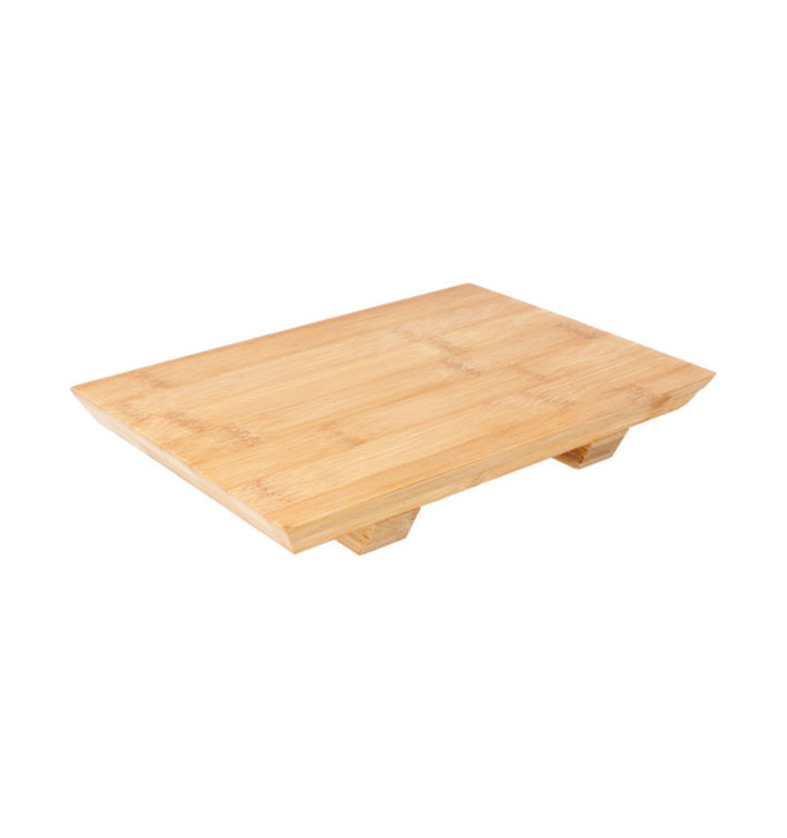 Bandeja de Bambu 27,5x18x2,5cm (20 Uds)