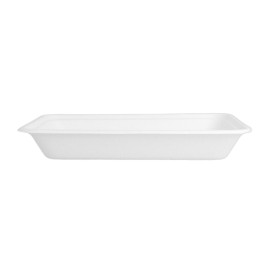 Bandeja Bio da cana-de-açúcar Branco 196x147x27mm (1000 Uds)