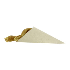 Cone de Papel Kraft 240mm 100g (200 Uds)