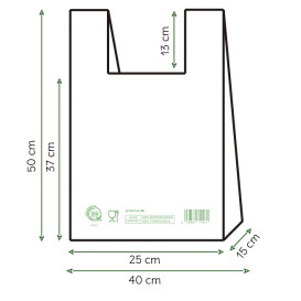 Saco com Alça Home Compost “Classic” 40x50cm (1.000 Uds)