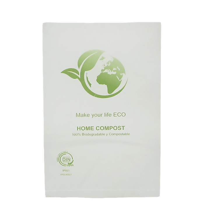 Saco Plastico Mercado Bio Home Compost 16x24cm (100 Uds)