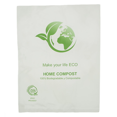 Saco Plastico Mercado Bio Home Compost 23x30,5cm 12,5µm (100 Uds)