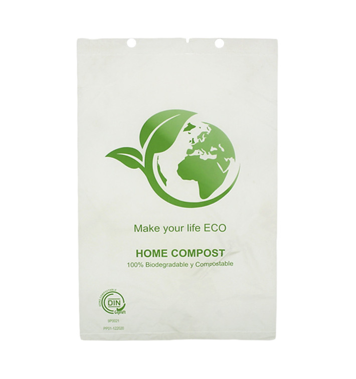 Saco Plastico Mercado Block Bio Home Compost 23x33,5cm (100 Uds)