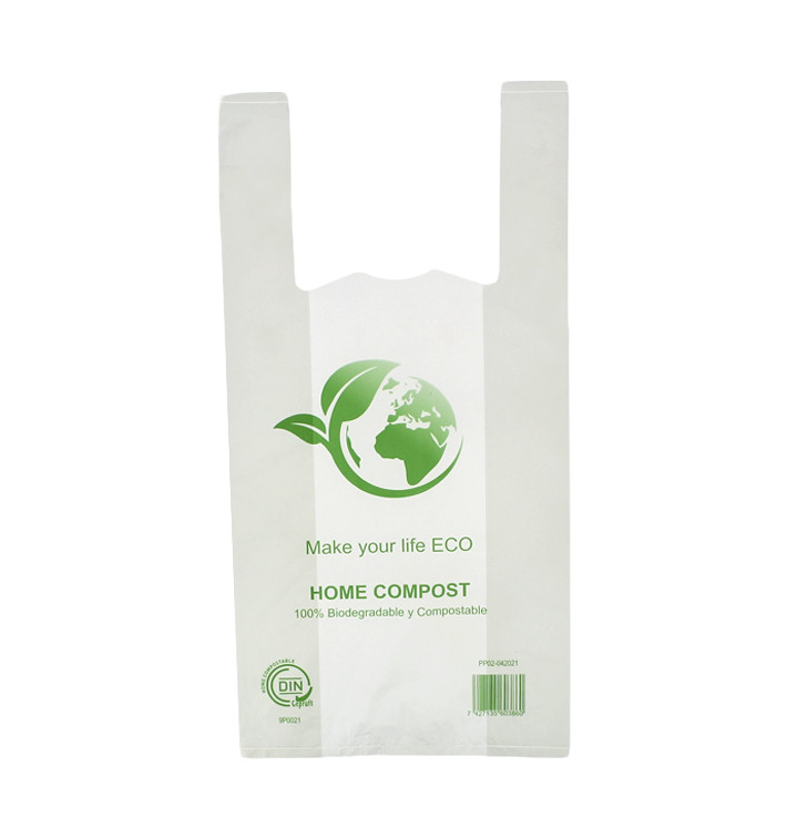 Saco Plastico Alça Bio Home Compost 30x40 cm (2.000 Uds)