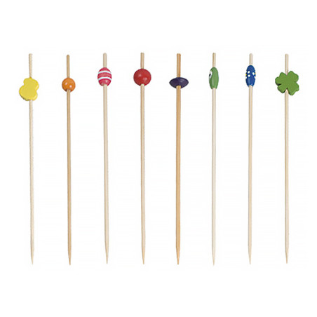 Pick Bambu Decorado Surtido 12cm (2.000 Uds)