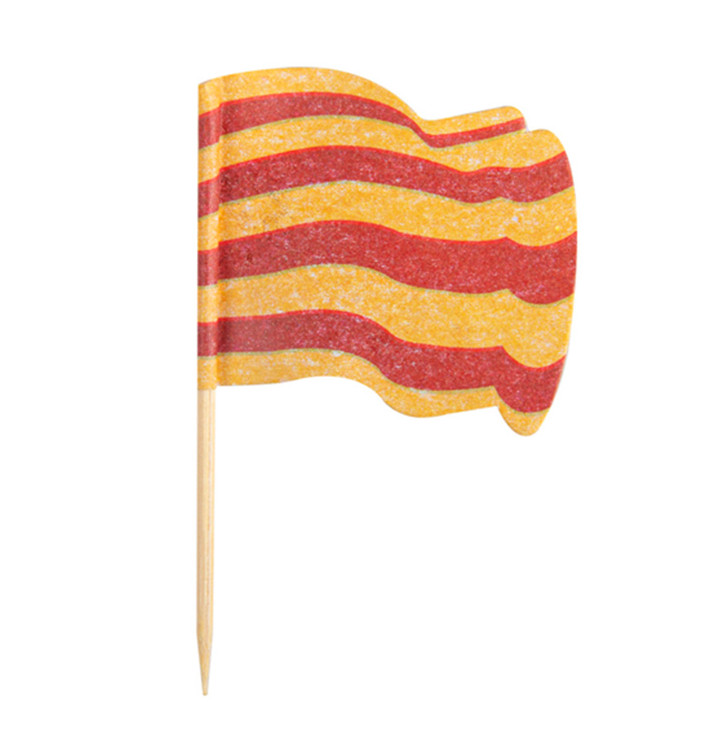 Pick Bandeira "Catalunha" 65mm (144 Uds)