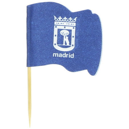 Pick Bandeira "Madri" 6,5cm (144 Uds)